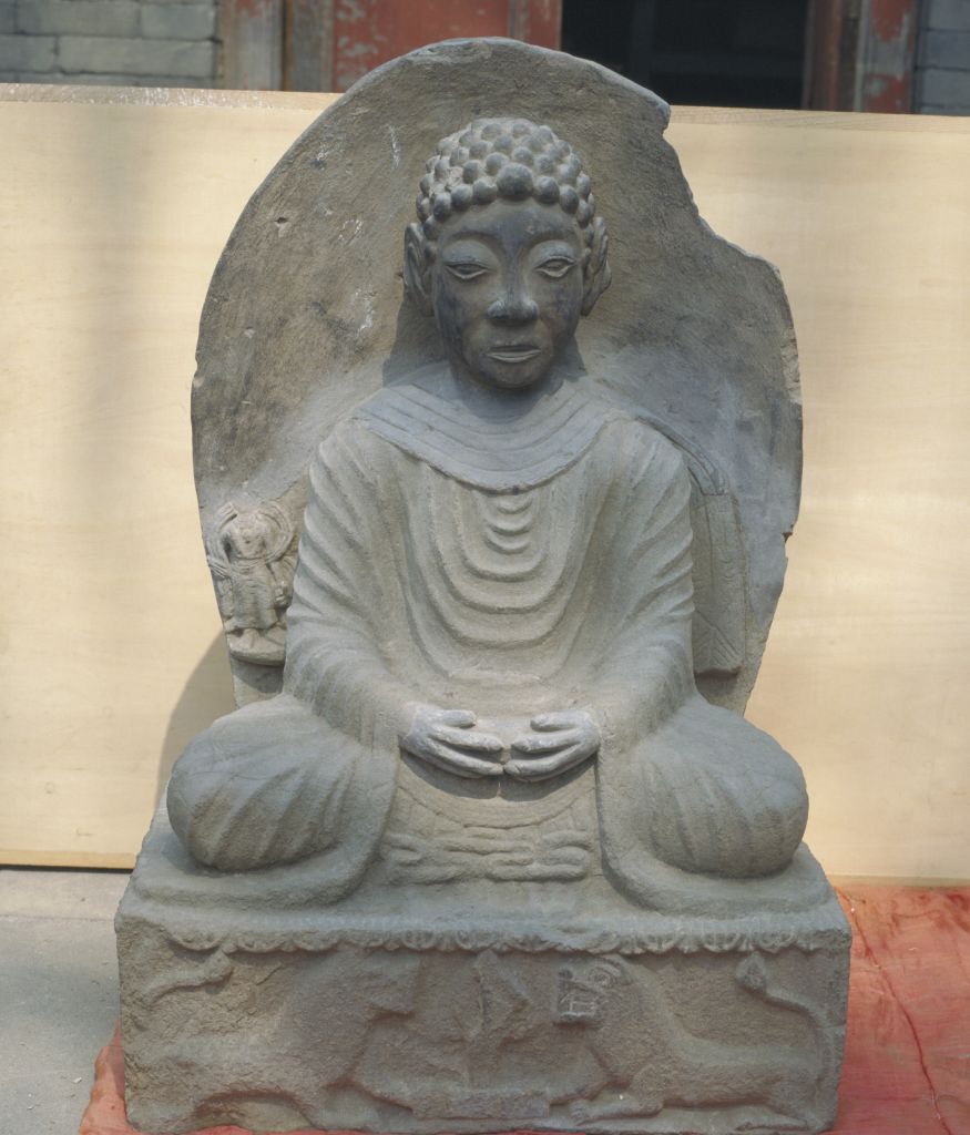 图片[1]-□ The bear made the stone Buddha of Infinite Life-China Archive